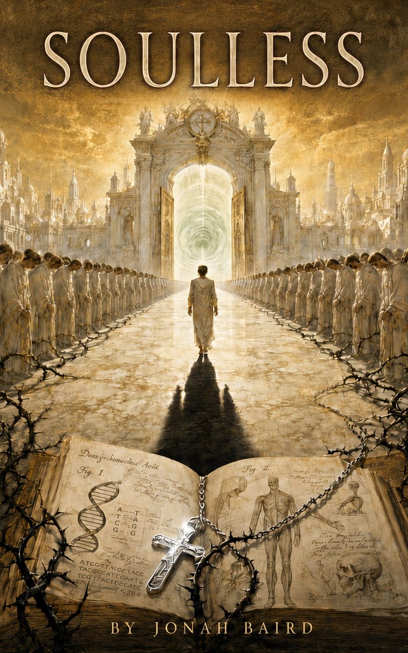 Official book cover — Soulless, a novel by Jonah Baird